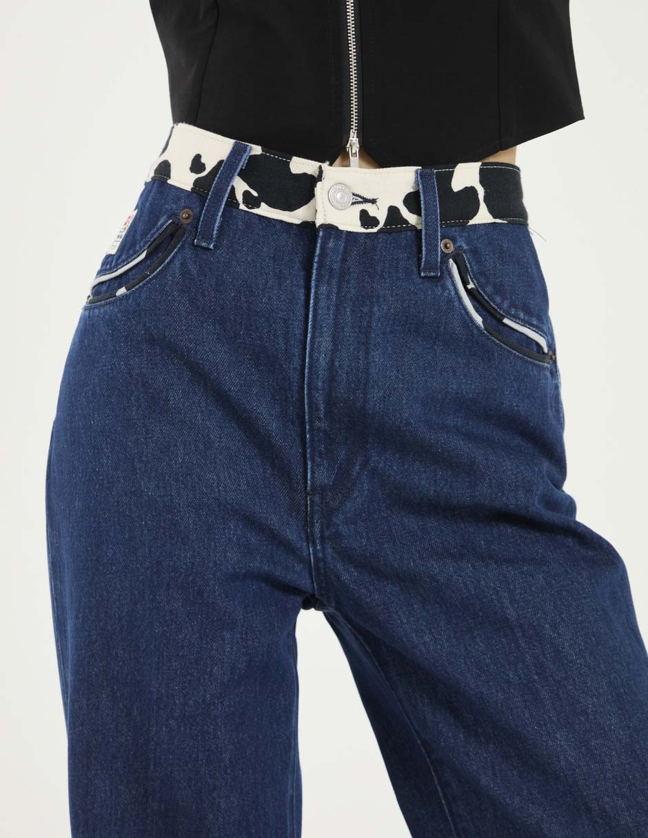 Jeans relaxed amplio Ribcage Bell para mujer 4