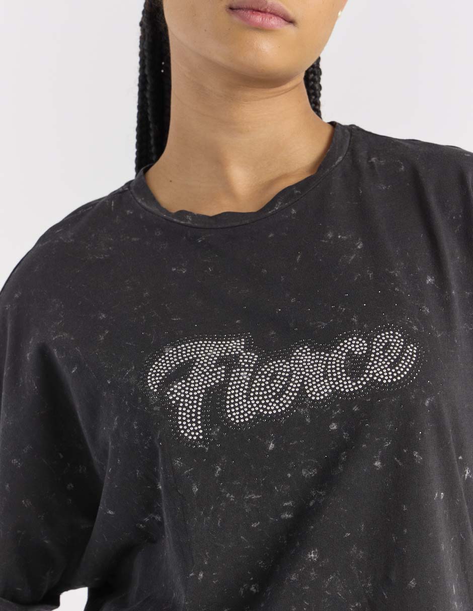 Playera manga 3/4 cuello redondo para mujer 4