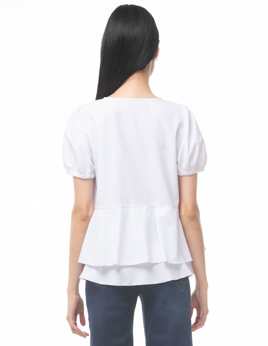 Blusa manga corta para mujer 2