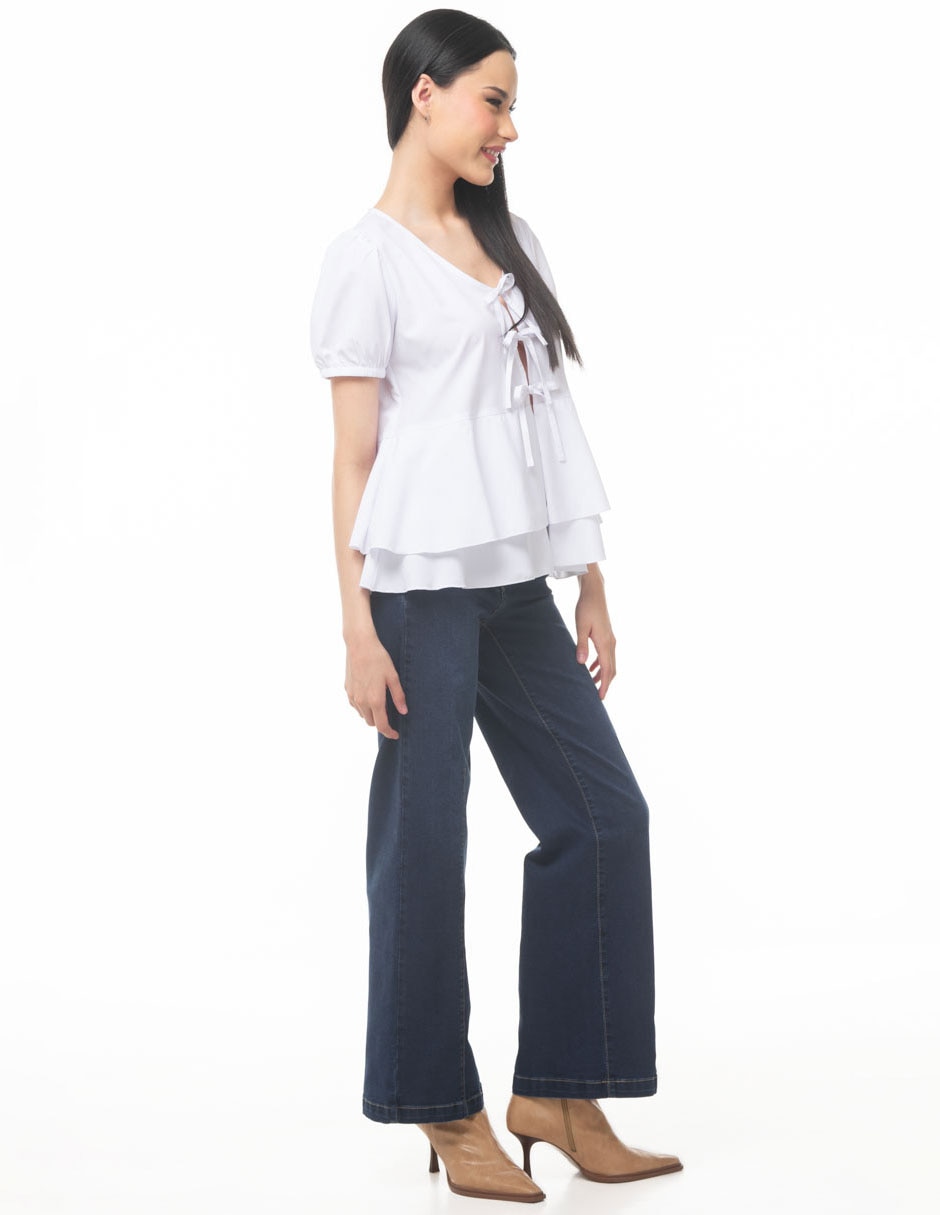 Blusa manga corta para mujer 3