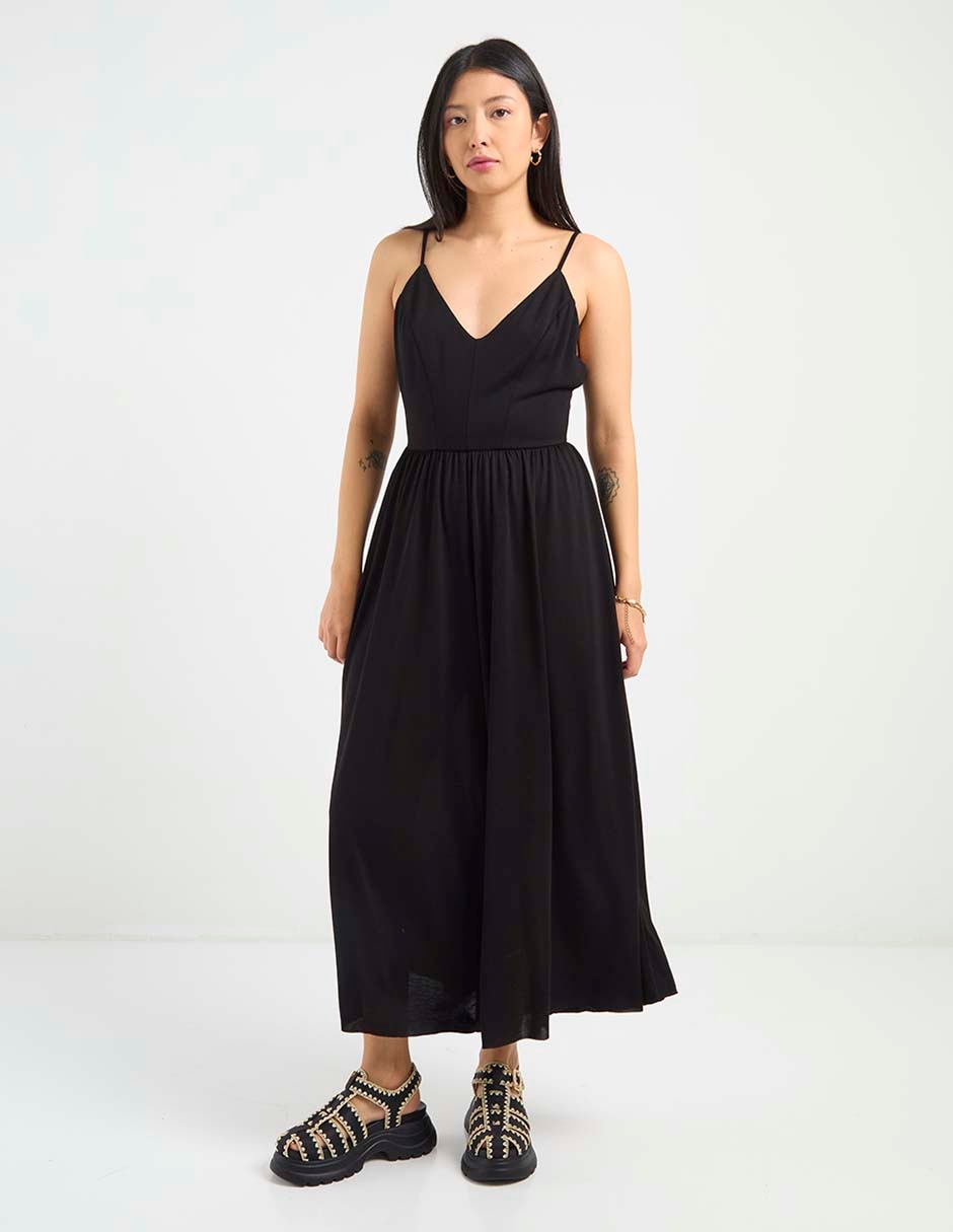Jumpsuit de modal playa estampado liso para mujer Jumpsuit de modal playa estampado liso para mujer