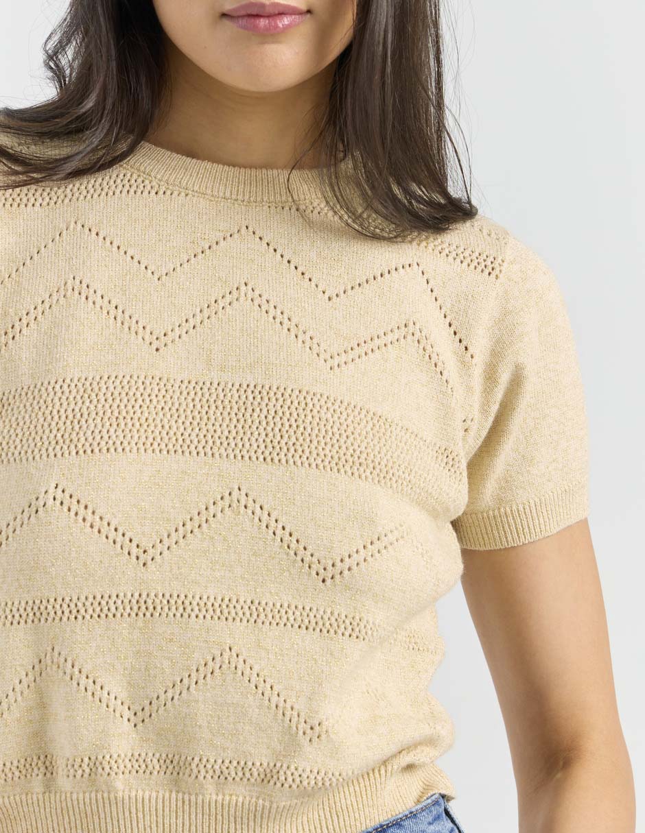 Blusa manga corta para mujer 4
