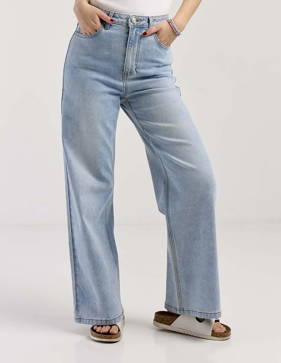 Jeans relaxed straight para mujer