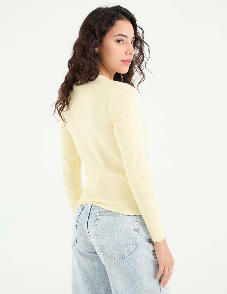 Blusa manga larga para mujer 2