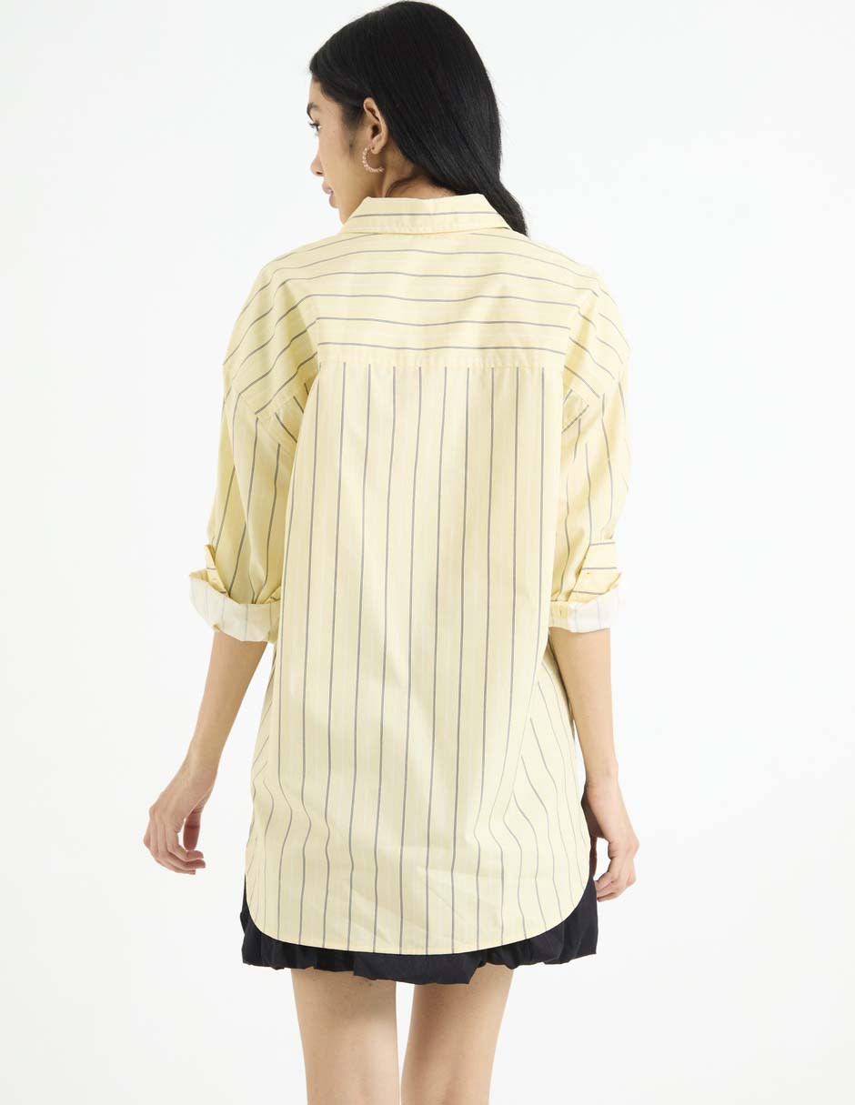Blusa camisera manga larga para mujer 2