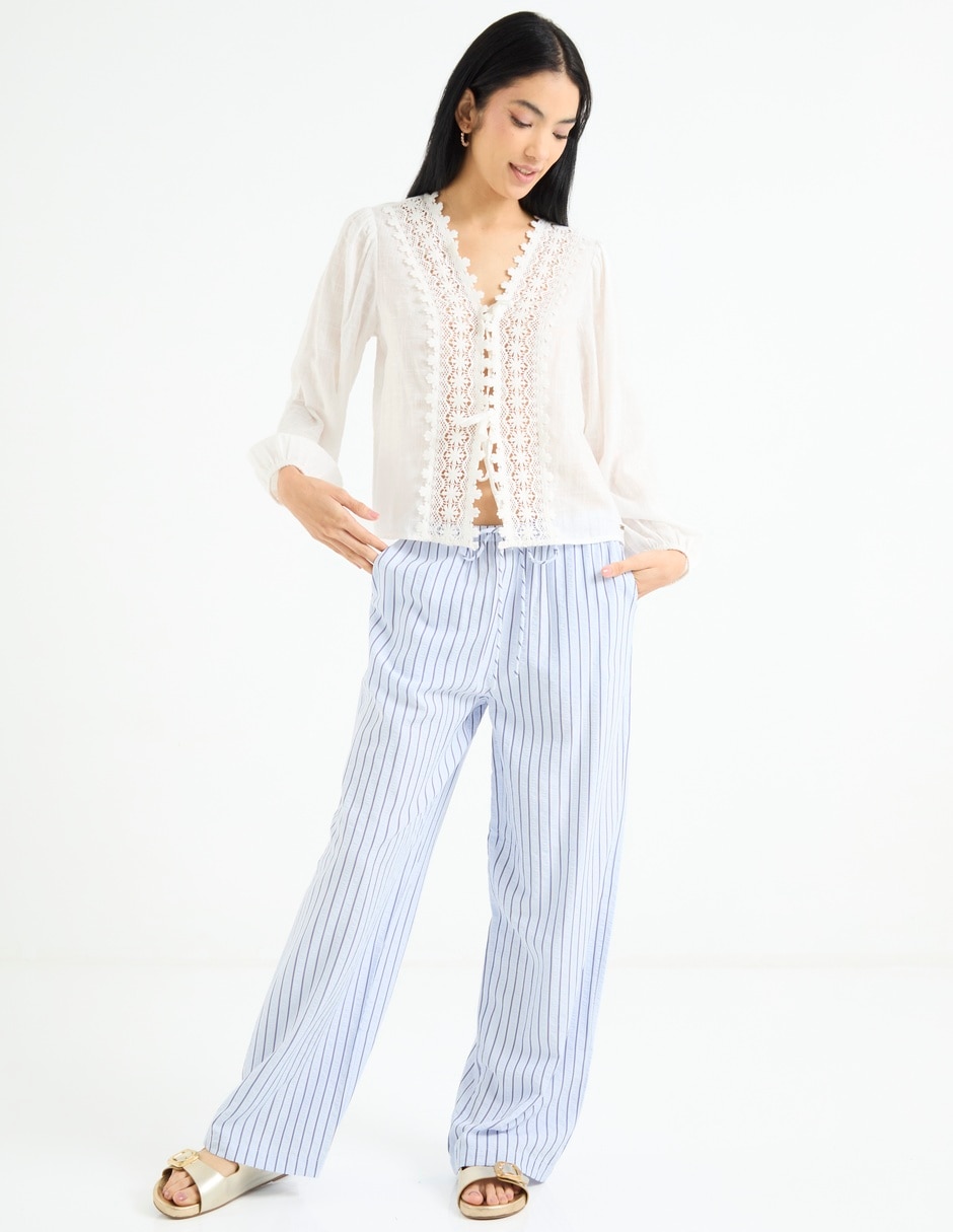Pantalón relaxed straight para mujer 3