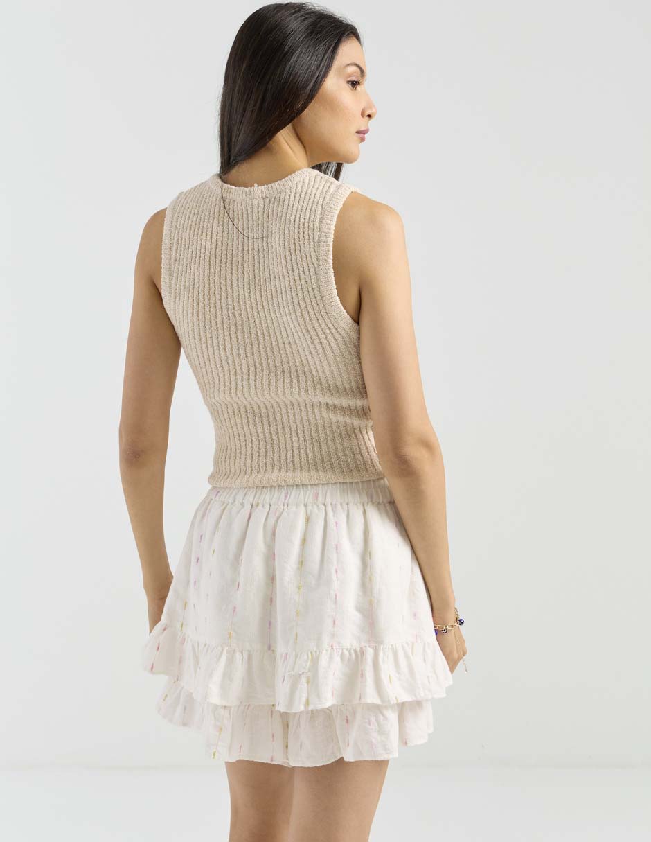 Top cuello redondo escote regular 2