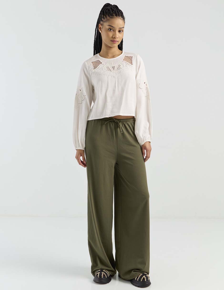 Blusa manga larga para mujer 3