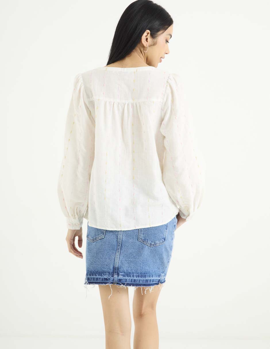 Blusa manga larga para mujer 2