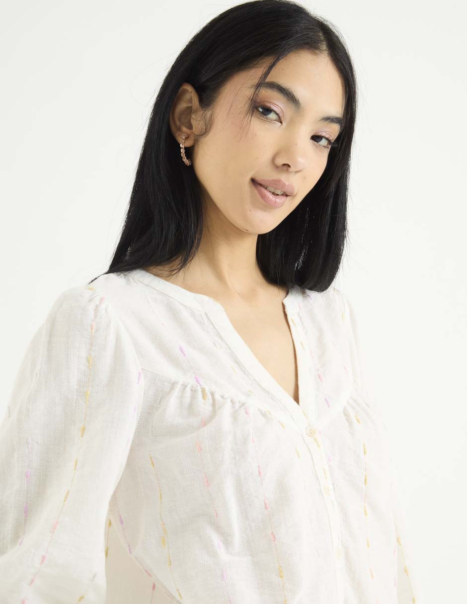 Blusa manga larga para mujer 5
