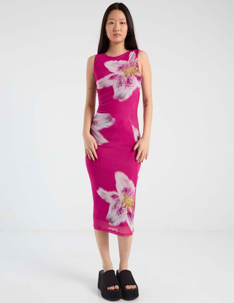 Vestido midi casual para mujer Vestido midi casual para mujer