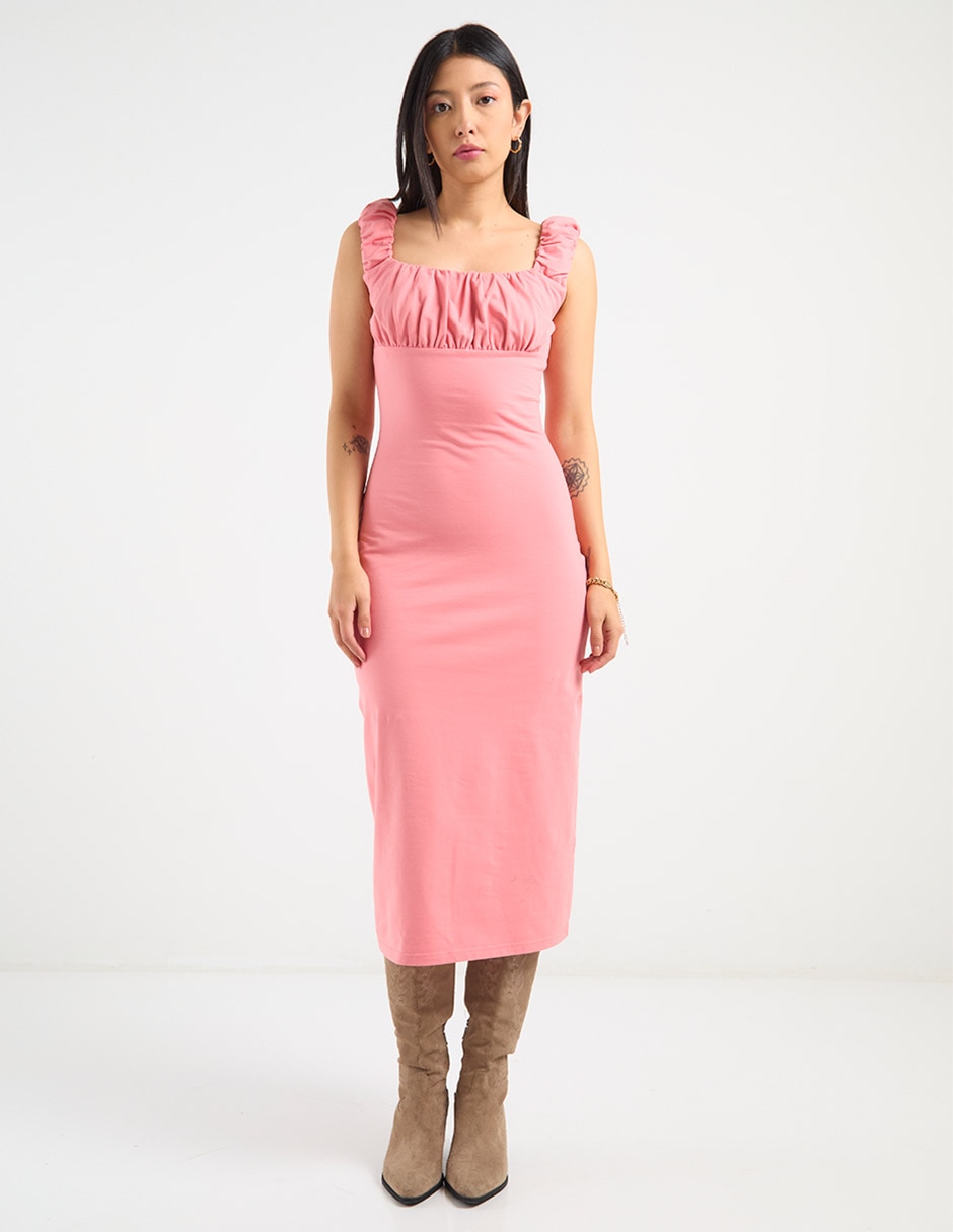Vestido midi casual para mujer Vestido midi casual para mujer