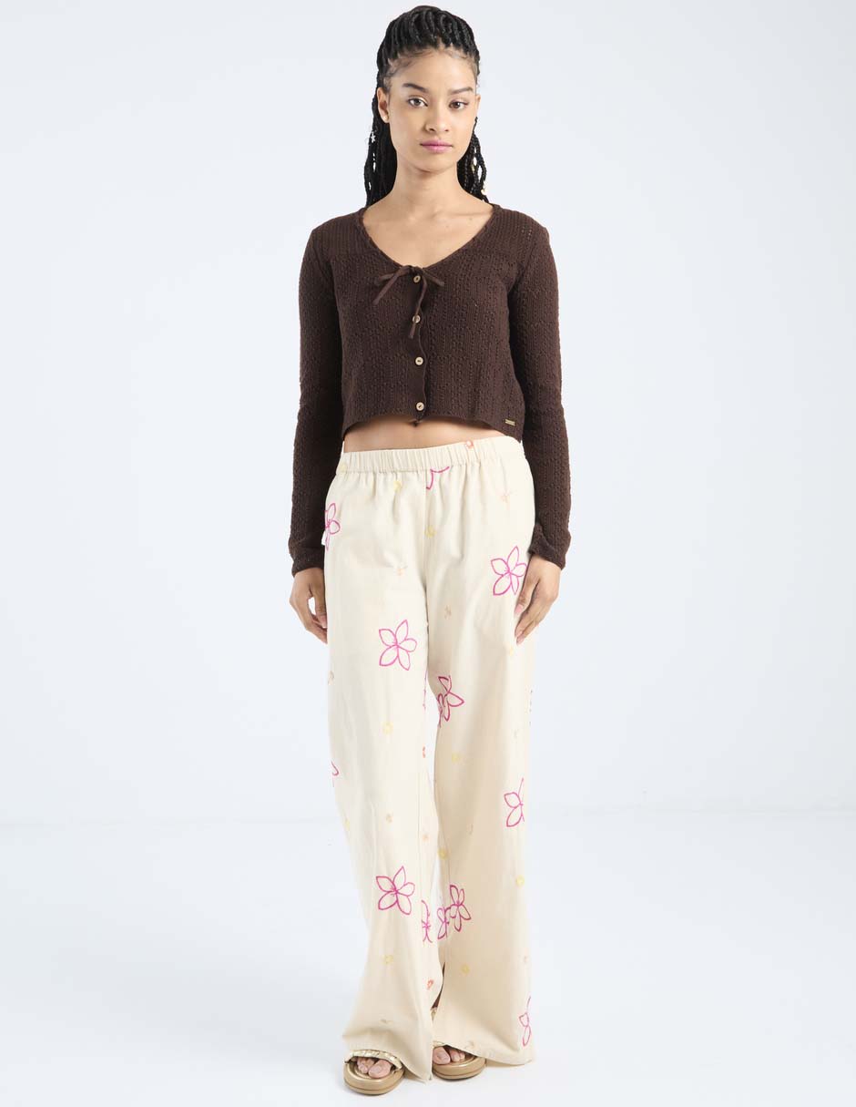 Suéter cuello V para mujer 3
