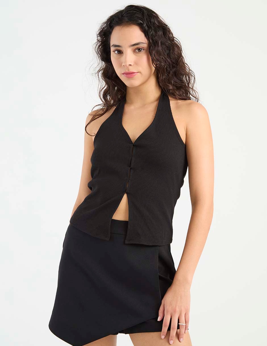 Top escote v