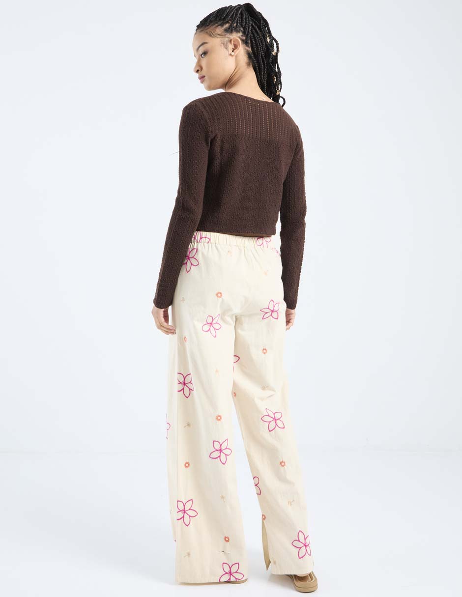 Pantalón relaxed amplio para mujer 2