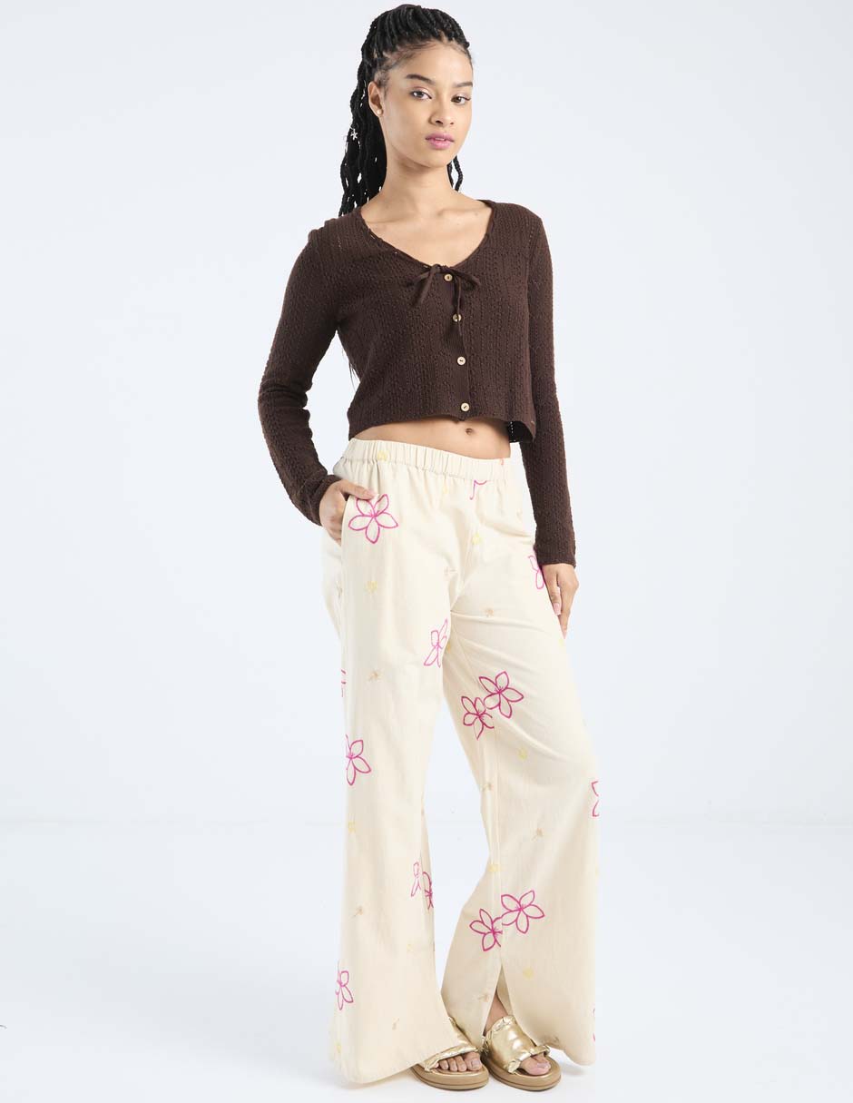 Pantalón relaxed amplio para mujer 3