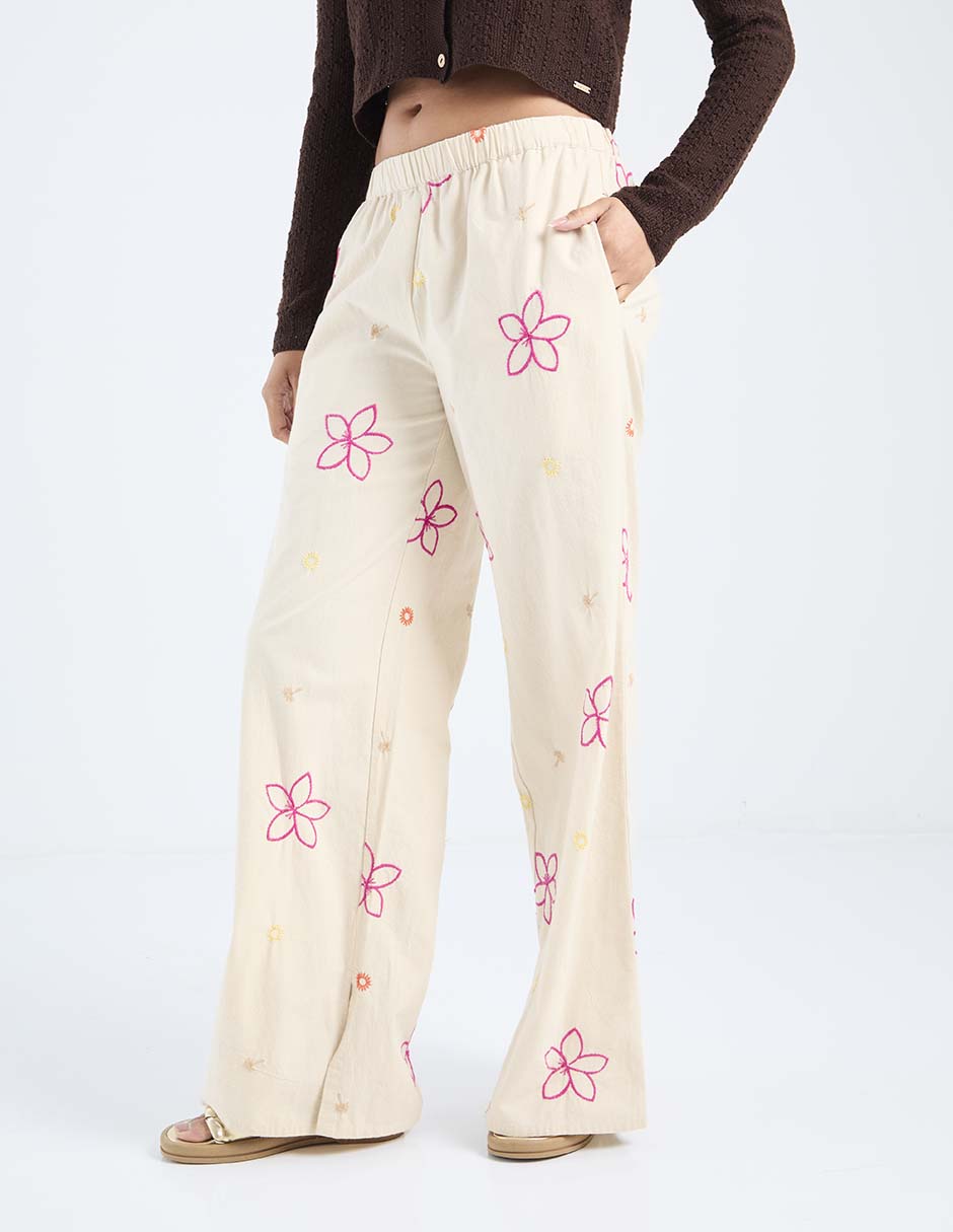 Pantalón relaxed amplio para mujer 4