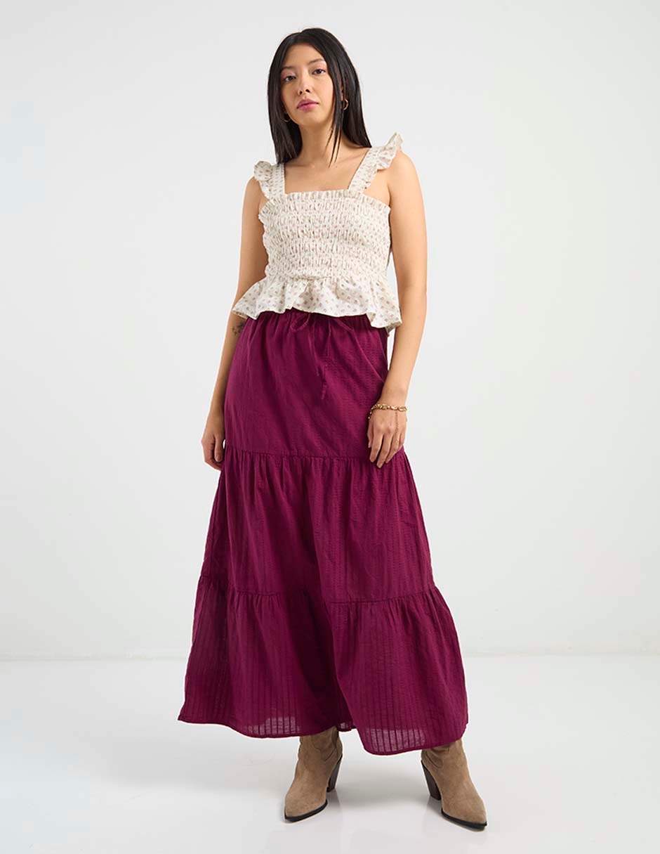 Blusa sin manga para mujer 2