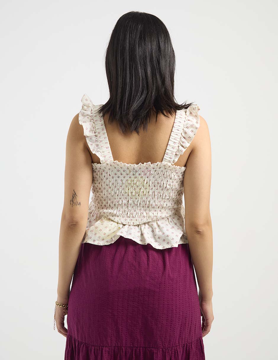 Blusa sin manga para mujer 6