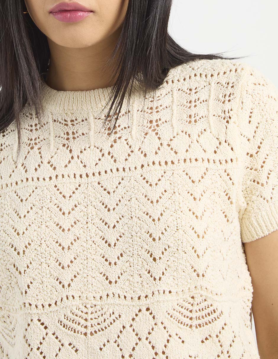 Blusa manga corta para mujer 4