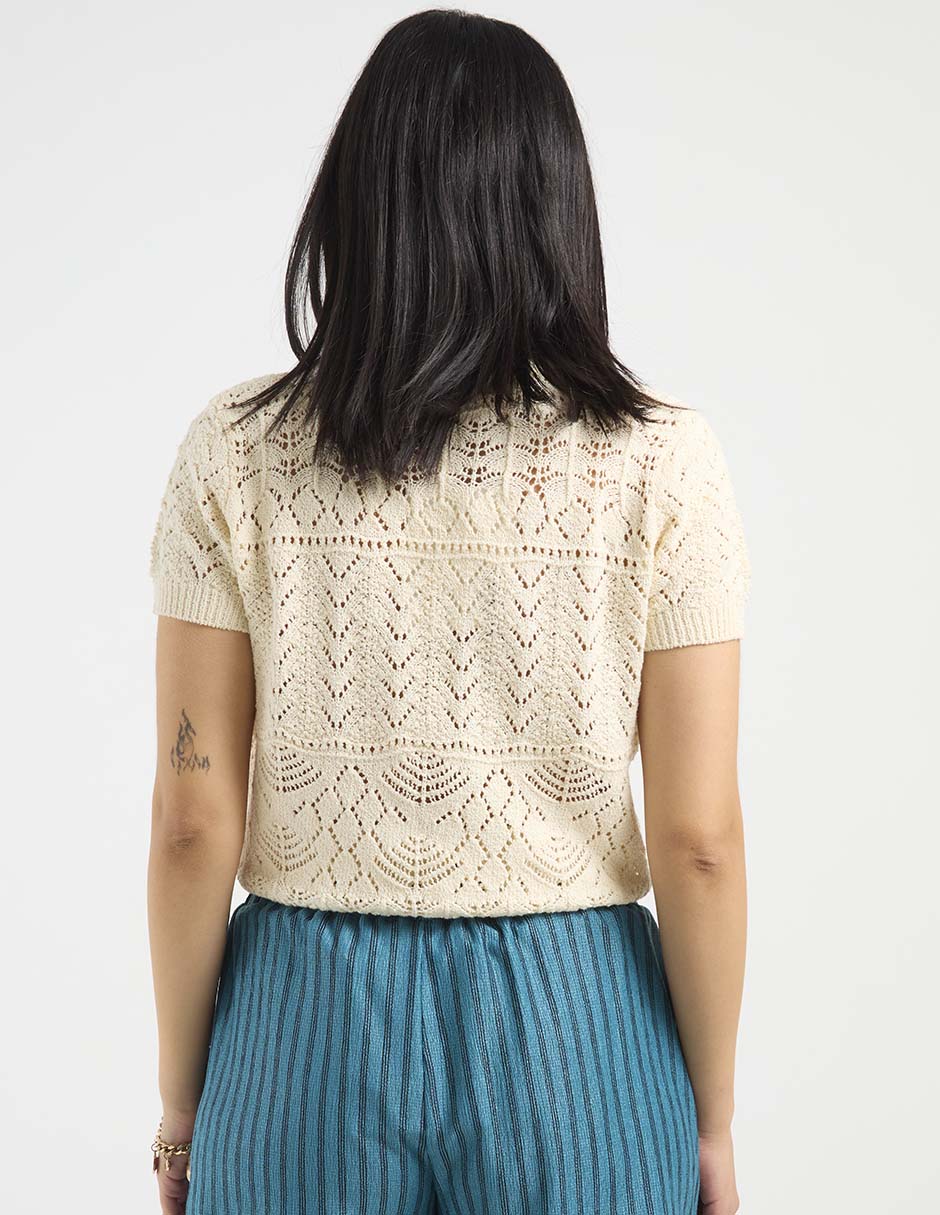 Blusa manga corta para mujer 6