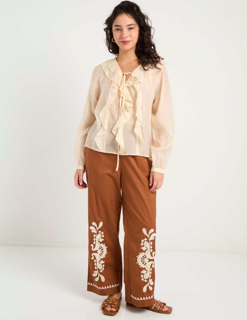 Blusa manga larga para mujer 3