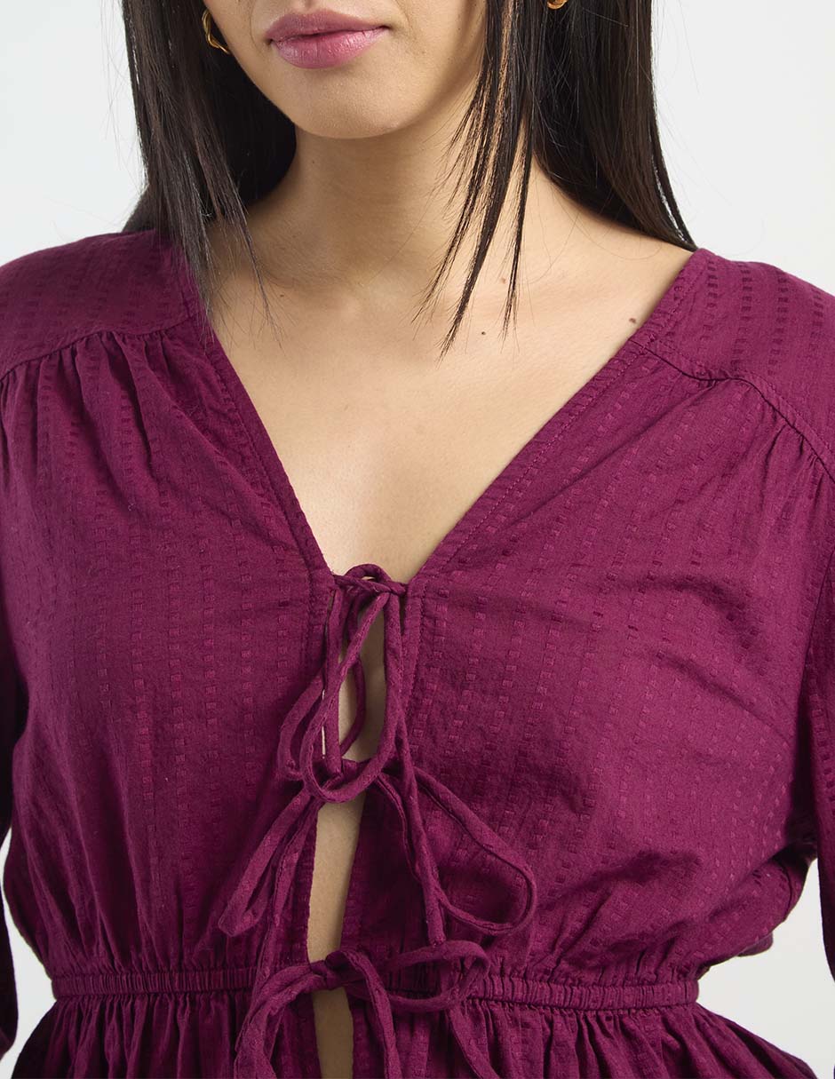 Blusa manga larga para mujer 4