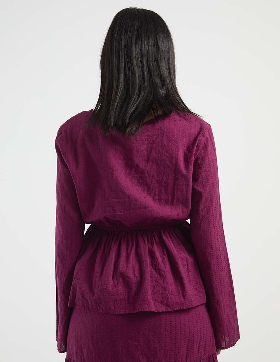 Blusa manga larga para mujer 6
