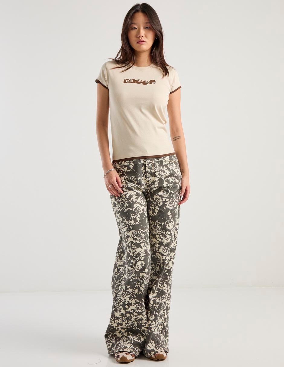 Playera manga corta cuello redondo para mujer 3