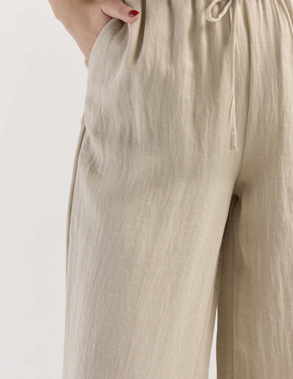 Pantalón relaxed amplio para mujer 7