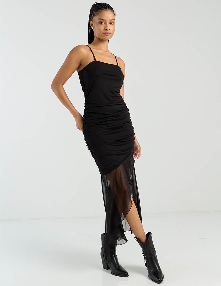 Vestido midi casual para mujer