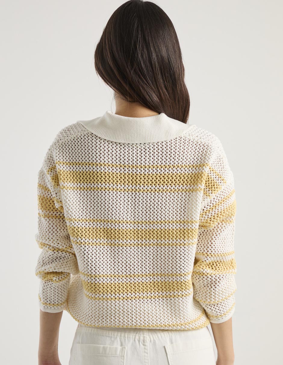Suéter cuello v para mujer 2