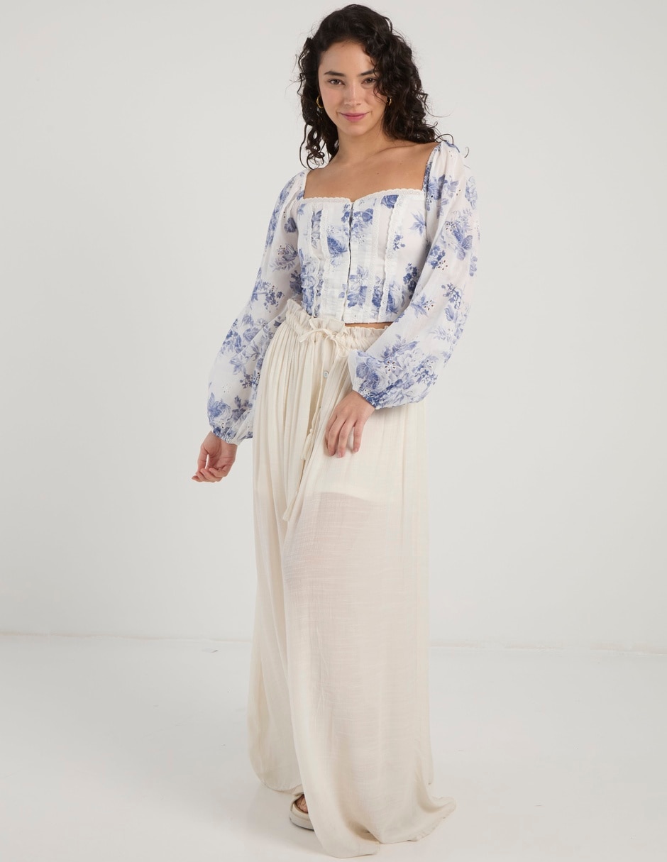 Blusa manga larga para mujer 3