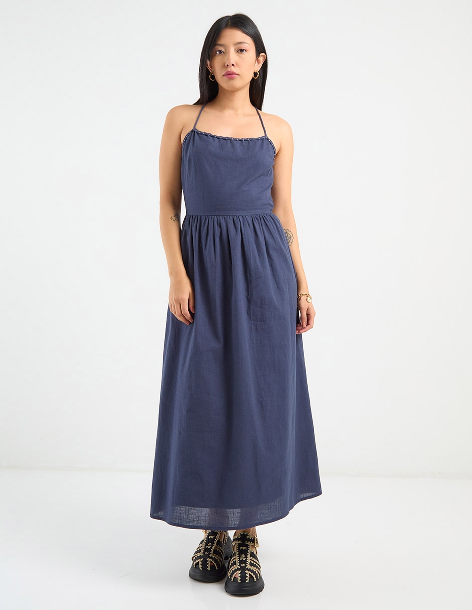 Vestido largo casual para mujer 3
