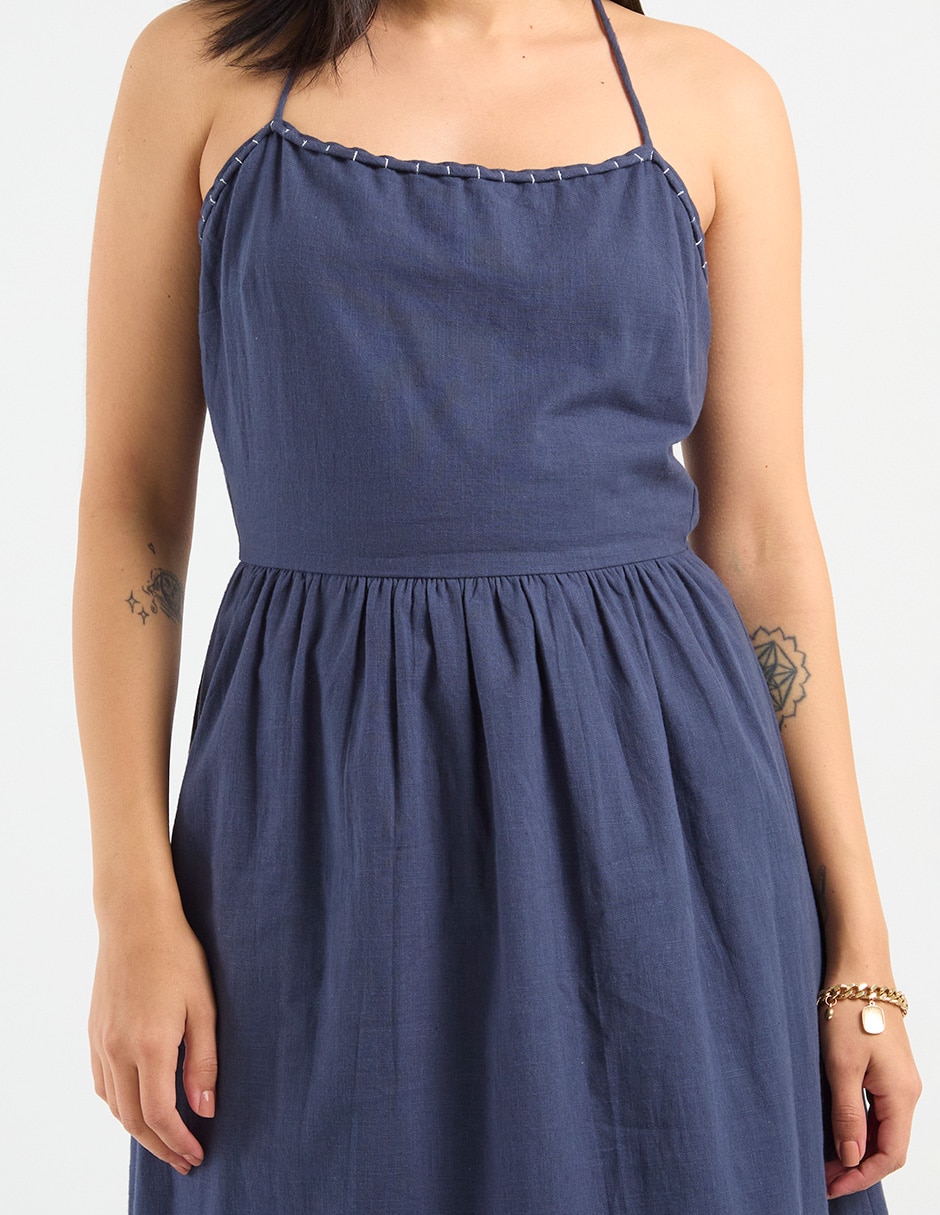 Vestido largo casual para mujer 4