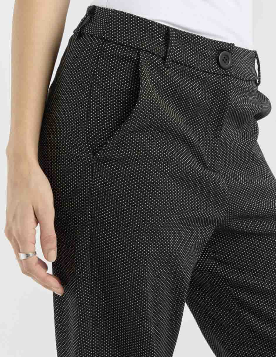 Pantalón de vestir acampanado para mujer 4