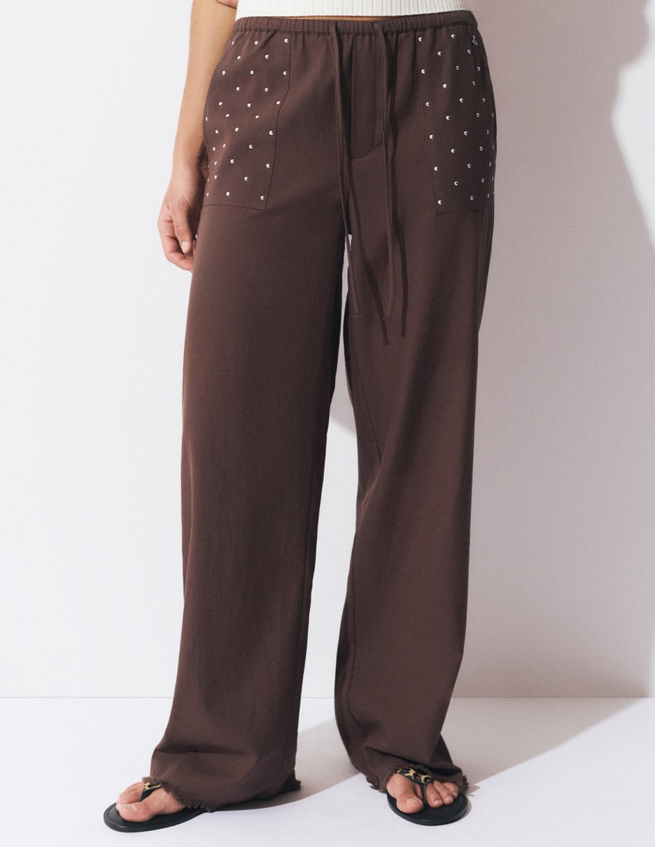 Pantalón amplio para mujer