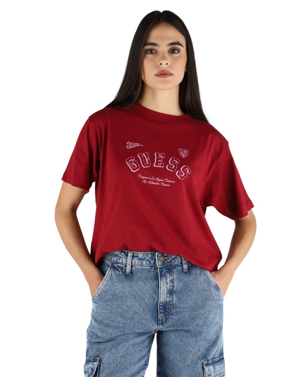 Playera manga corta FA2025 cuello redondo para mujer