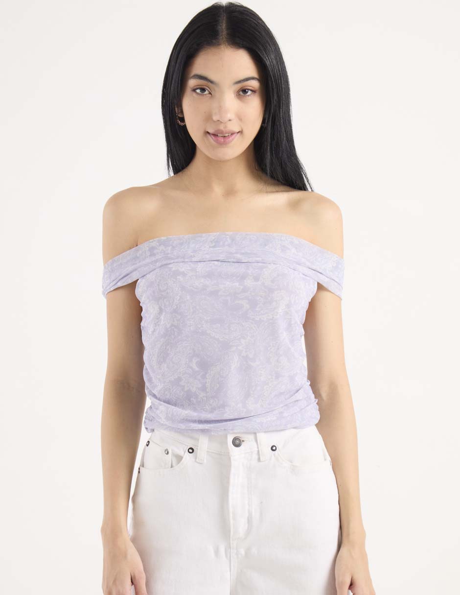 Blusa sin manga para mujer