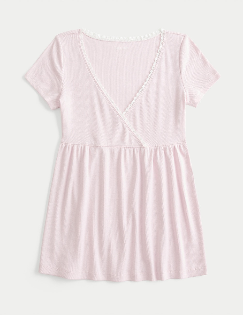 Blusa manga corta para mujer
