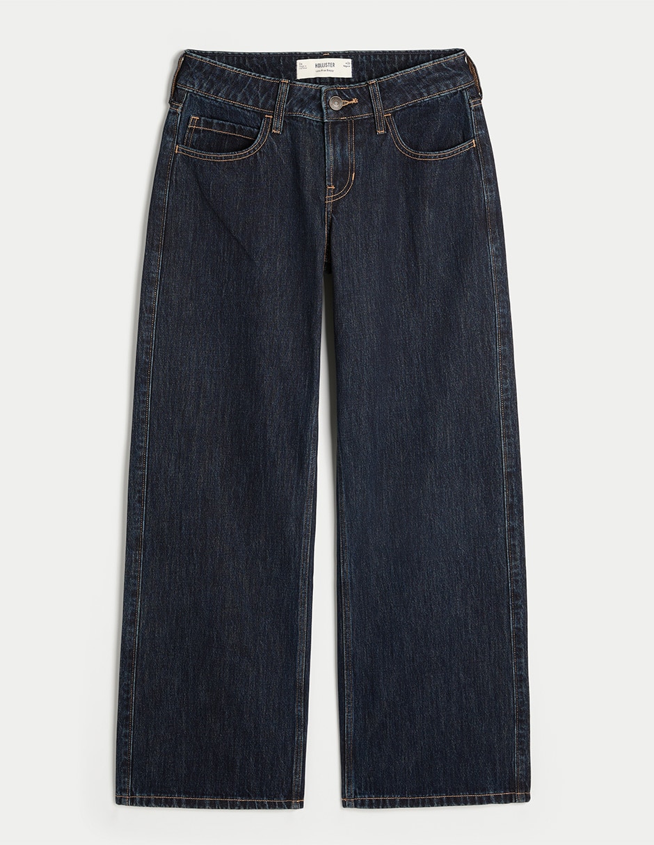 Jeans baggy Ki355-5569-275 corte cadera para mujer