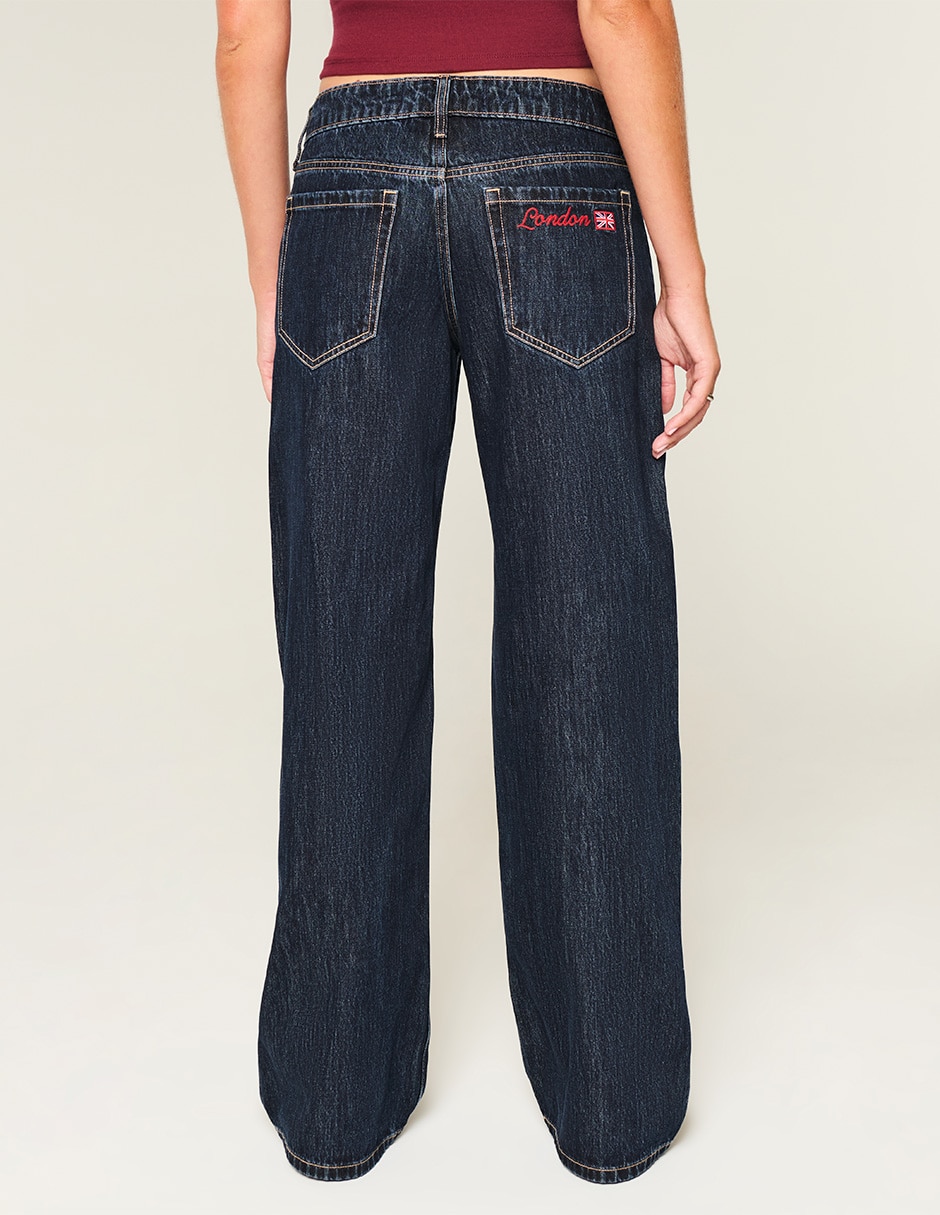 Jeans baggy Ki355-5569-275 corte cadera para mujer 3