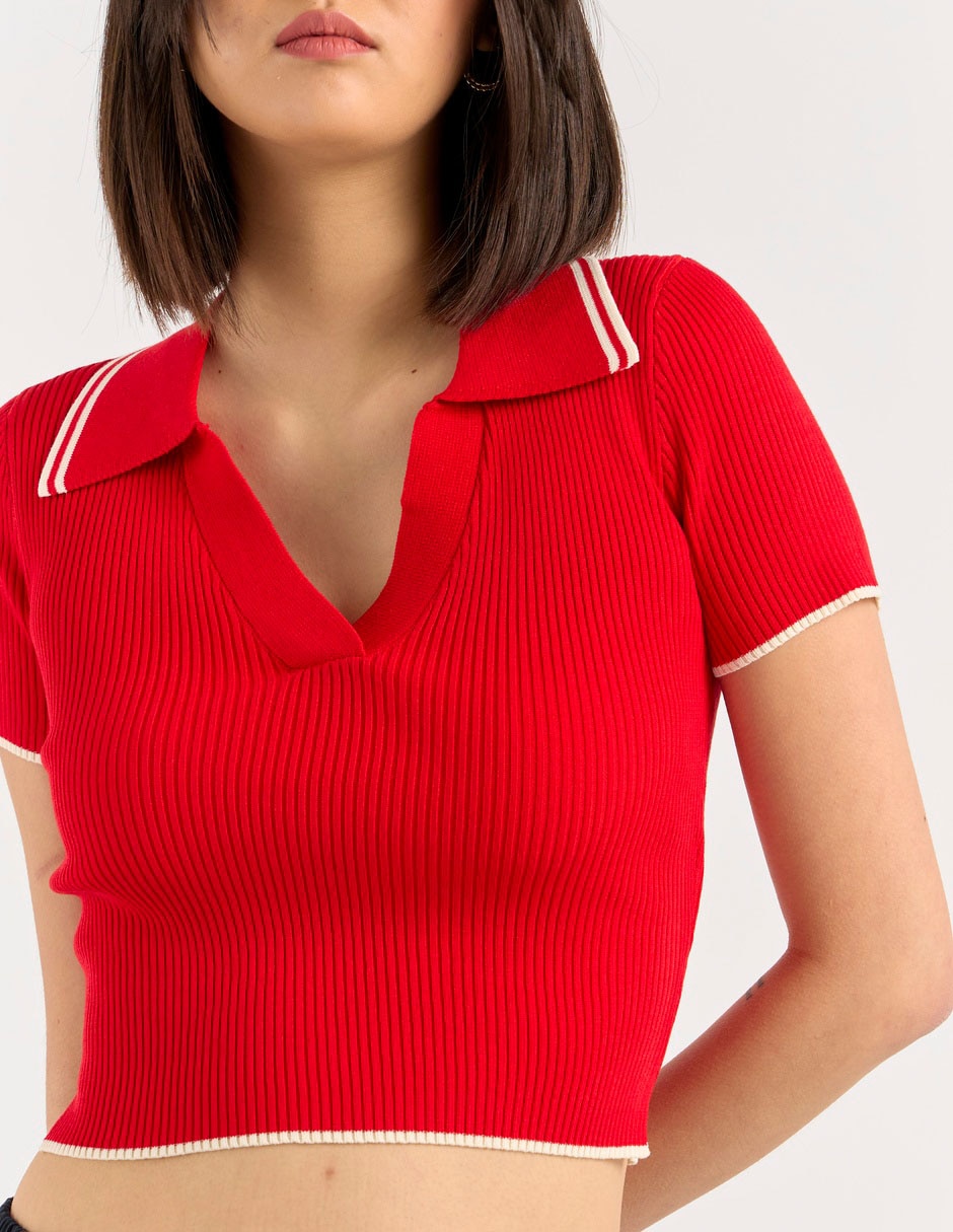 Top cuello polo 4