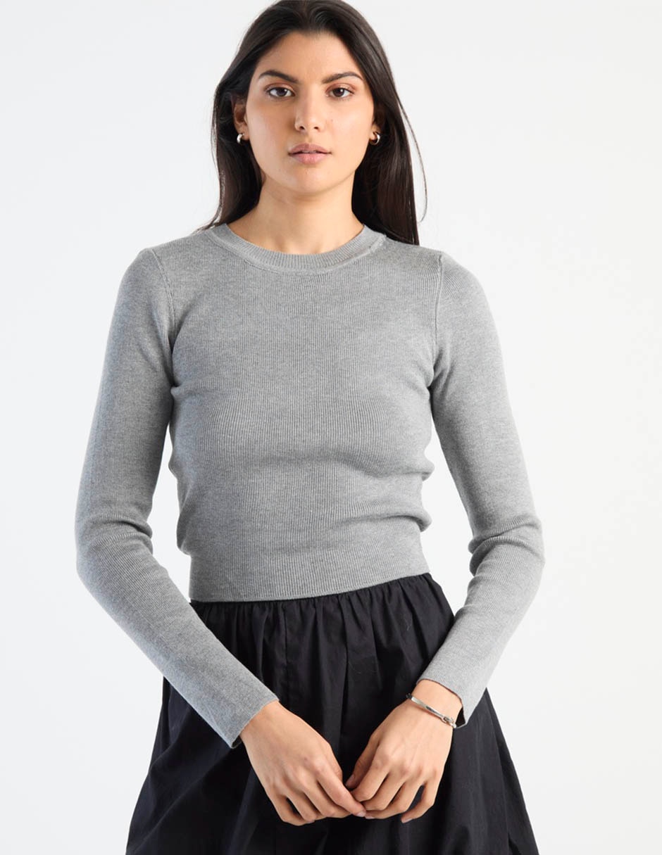 Blusa manga larga para mujer