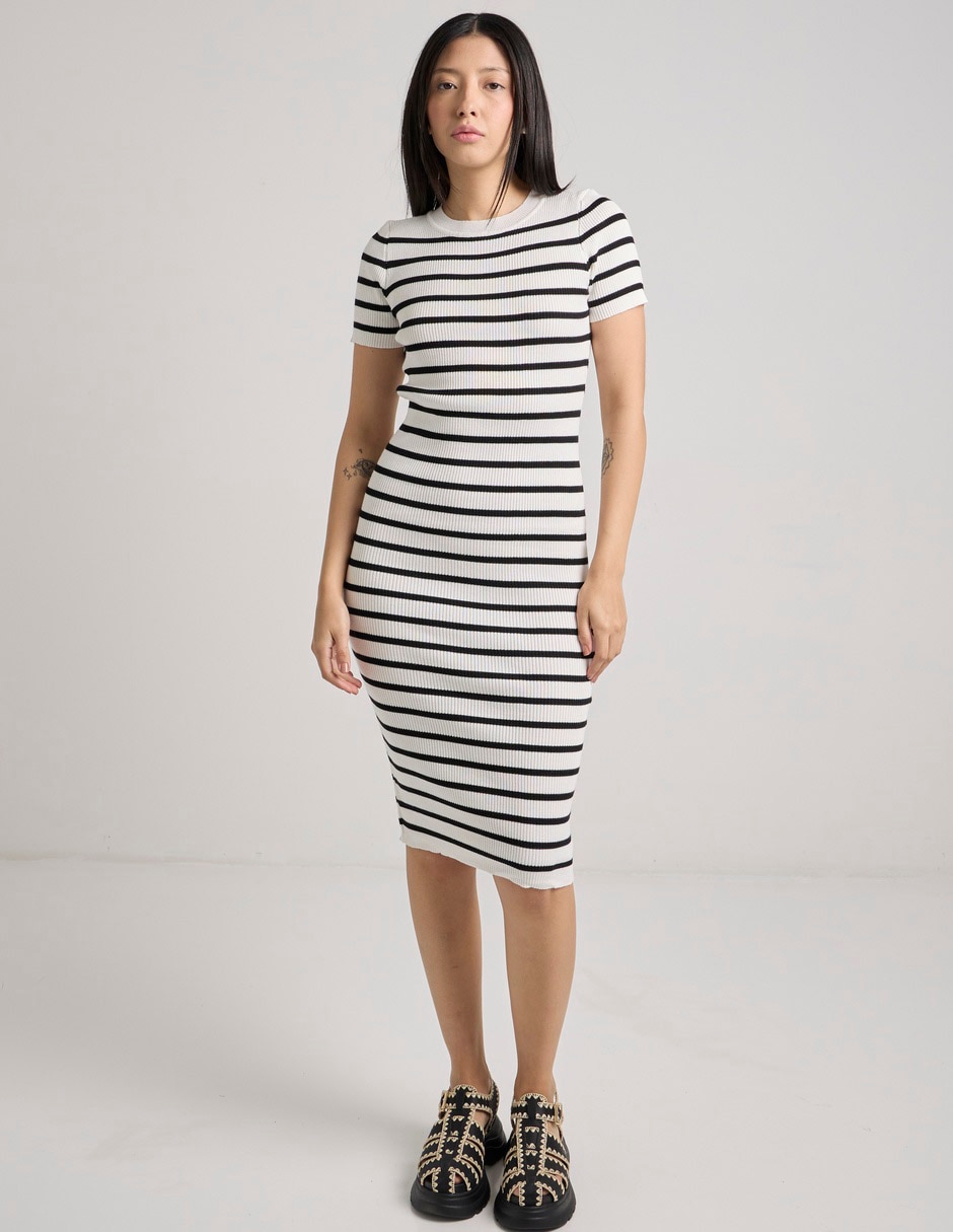 Vestido midi casual para mujer