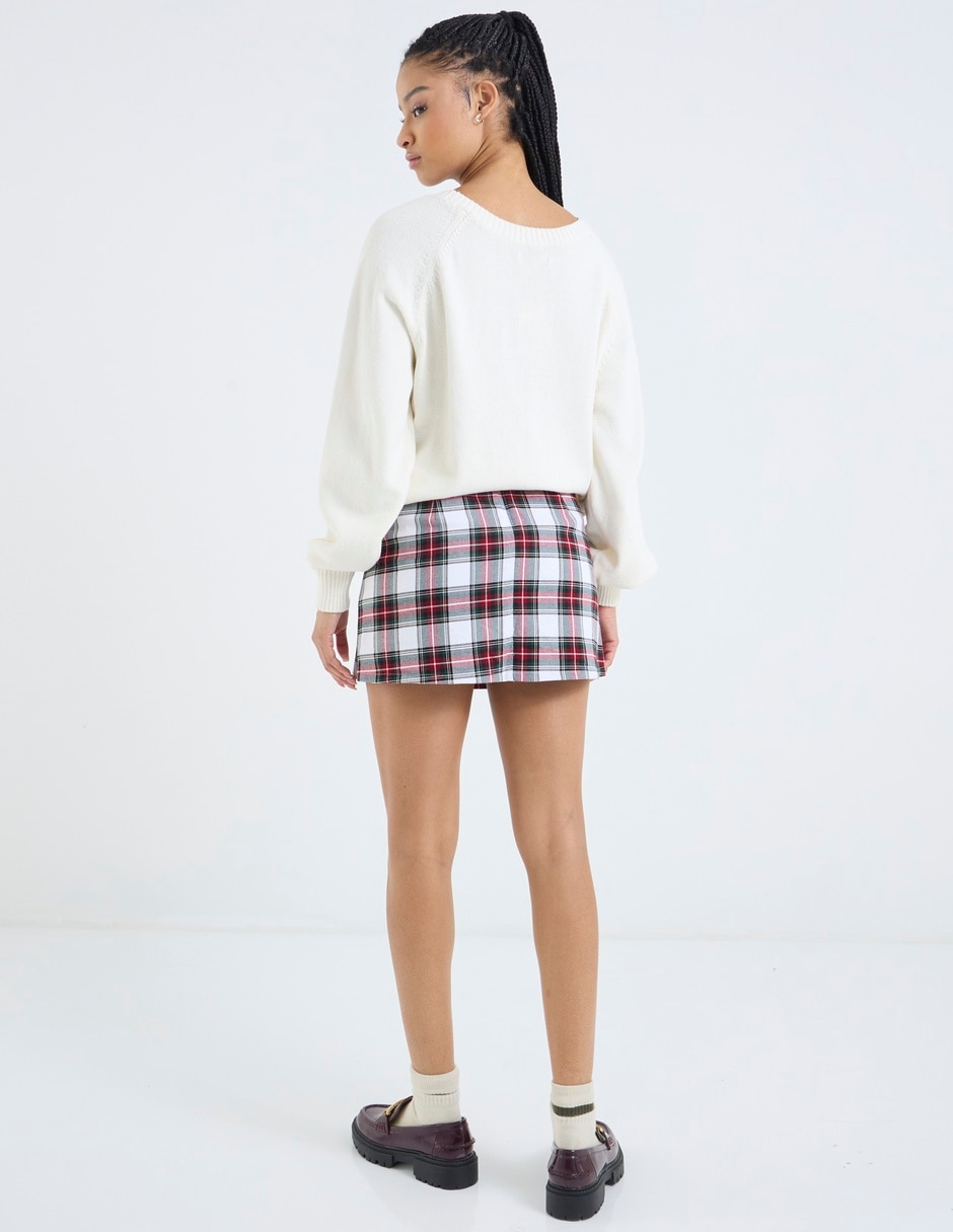 Falda mini a la cintura 2