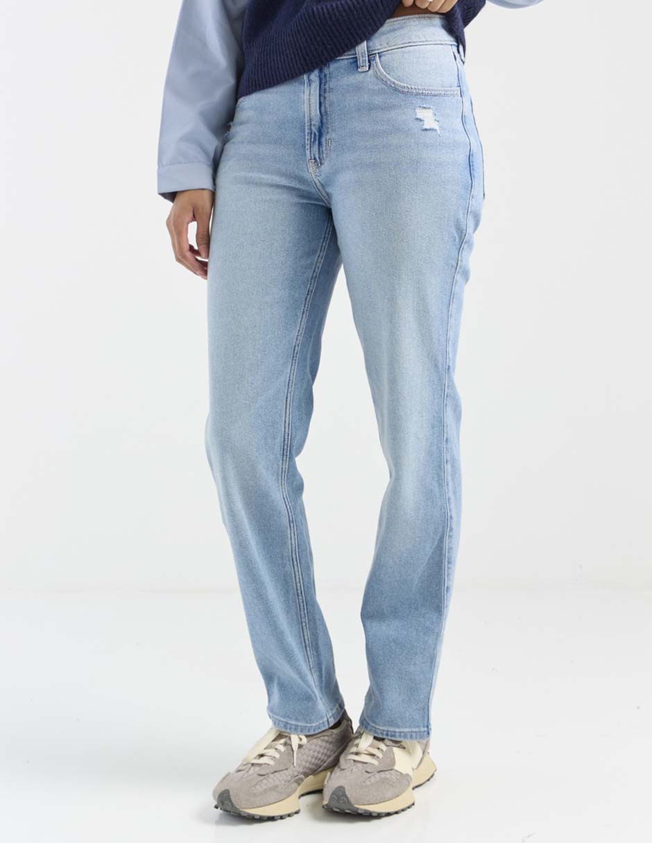 Jeans straight para mujer