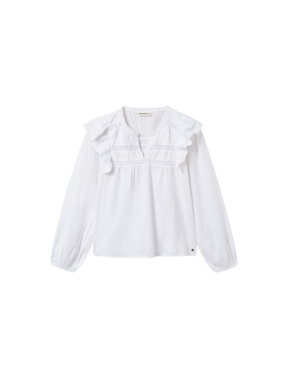 Blusa manga larga para mujer 5