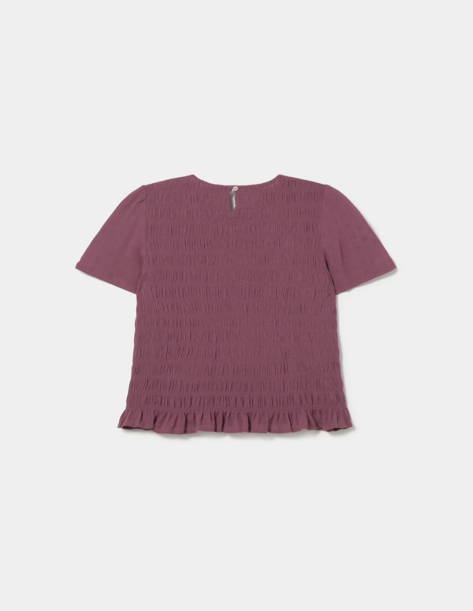 Blusa manga corta para mujer 6