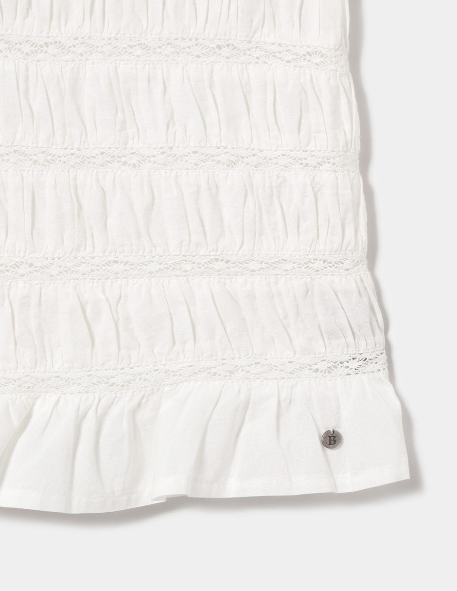 Blusa manga corta para mujer 3